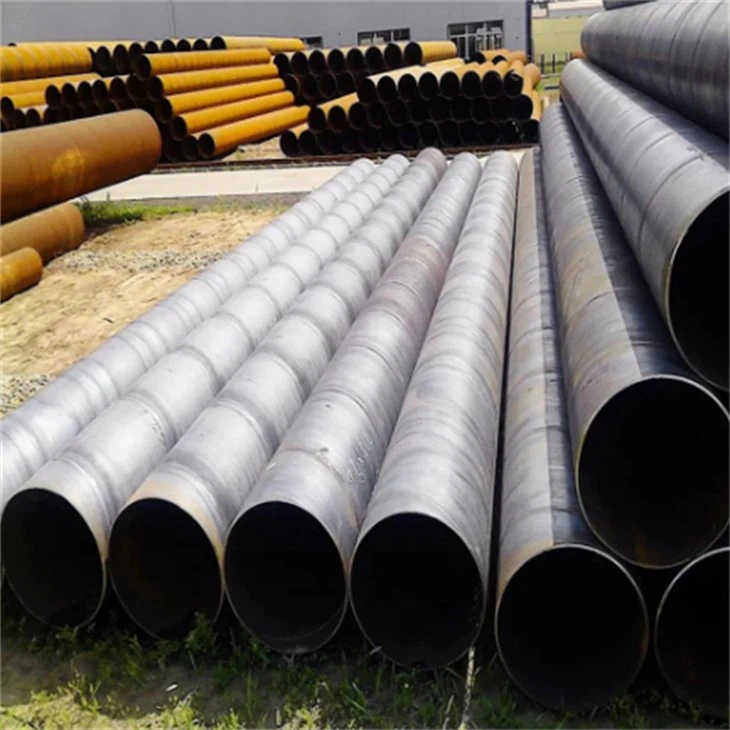 A106 Carbon Black Spiral svejset stålrør