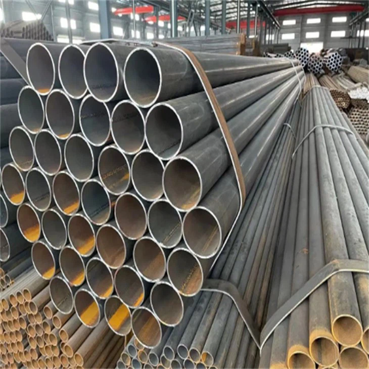 Sort A106 lige søm svejset rør