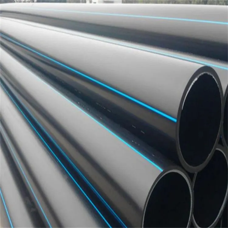 Sort plast underjordisk PE Vand