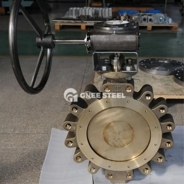 Lug -type sommerfuglventil