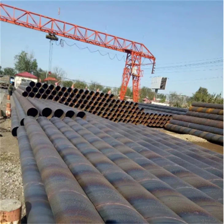 X42 X52 Carbon Spiral svejset stålrør